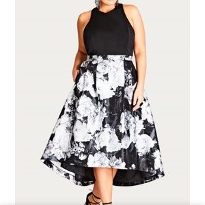 Amazing City Chic Hi-Lo Fit & Flare